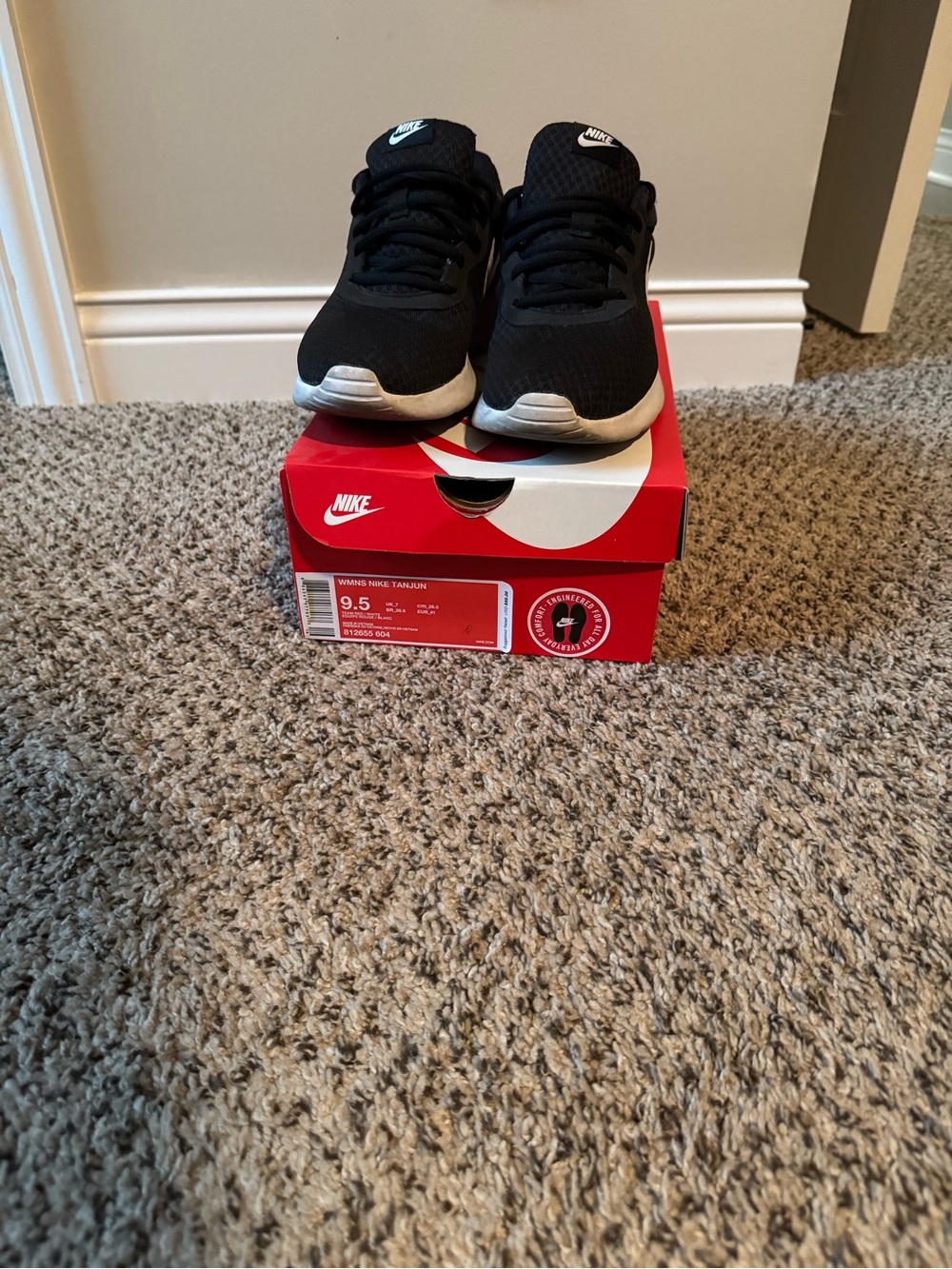 Nike Black and White Athletic Sneakers